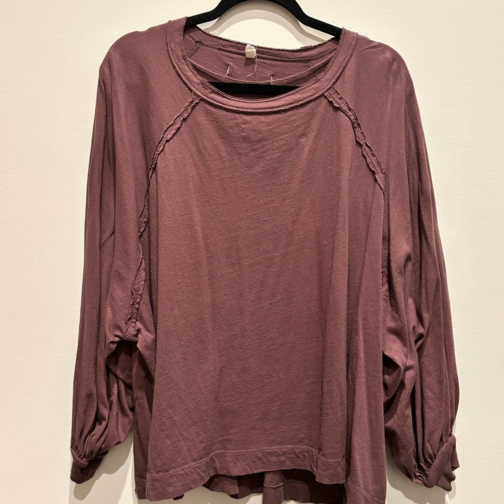 FP Movement by Free People Long Sleeve Top in Dusty Rose